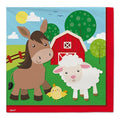 Pack Cumpleaños Animalitos La Granja Para 6 Niños Decoración Infantil - Louicid