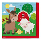 Pack Cumpleaños Animalitos La Granja Para 6 Niños Decoración Infantil - Louicid