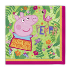 Set 12 Servilletas Peppa Pig 33x33cm Para Cumpleaños - Louicid