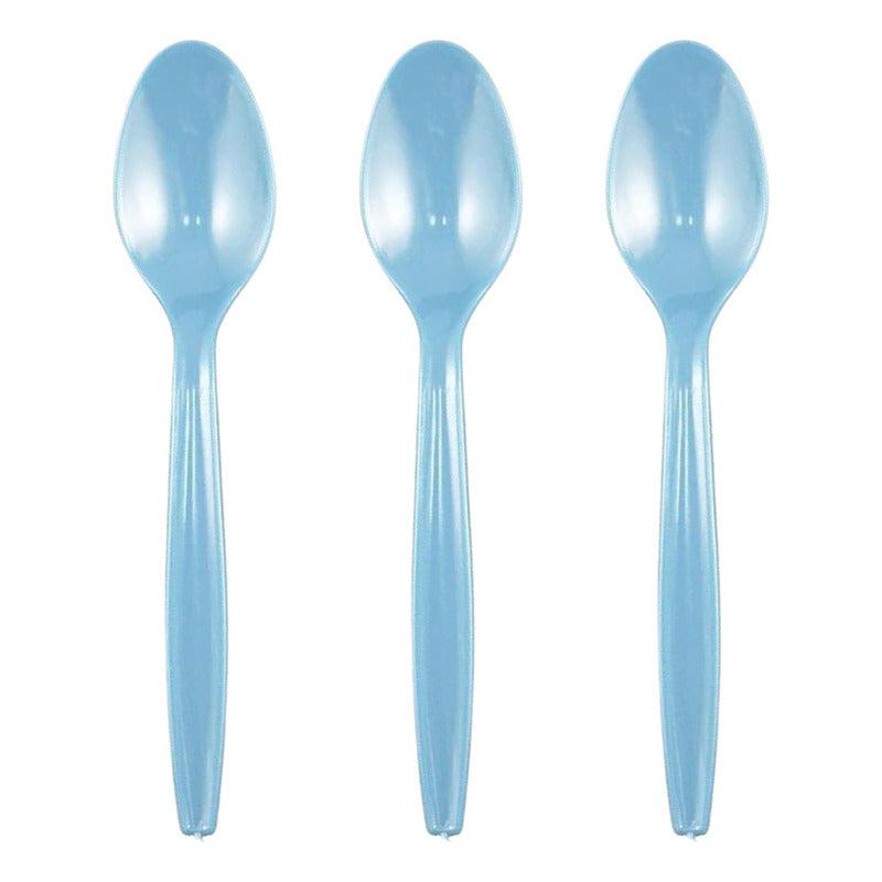Set 20 Cucharas Plástico Desechable Para Celebraciones - Louicid
