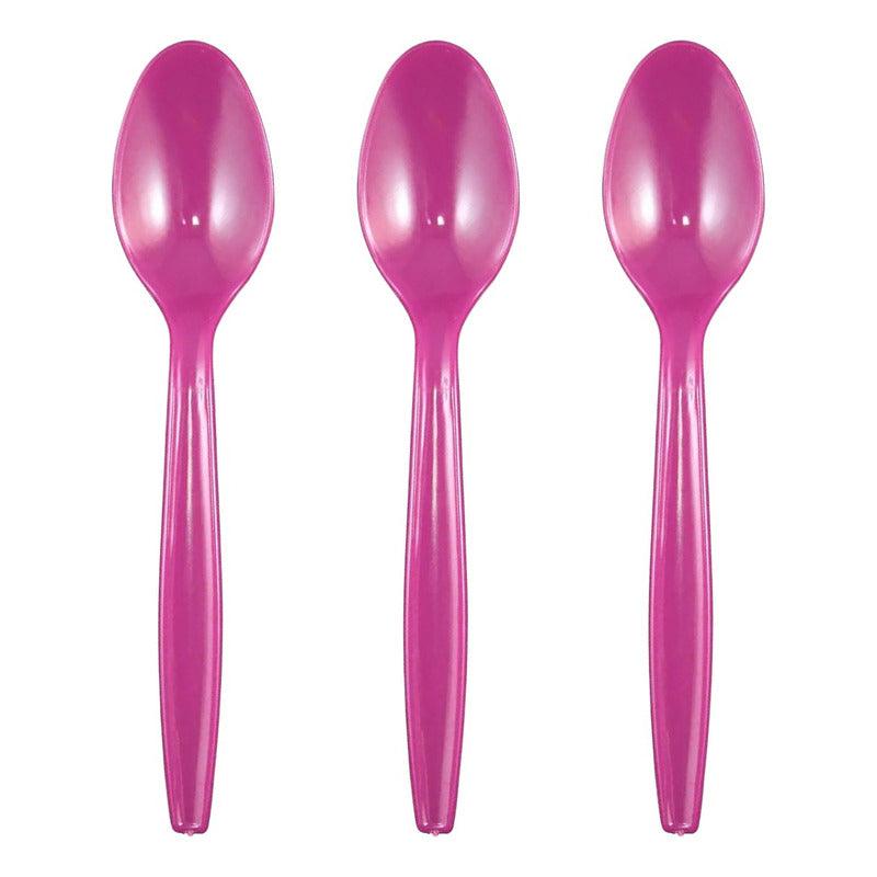 Set 20 Cucharas Plástico Desechable Para Celebraciones - Louicid