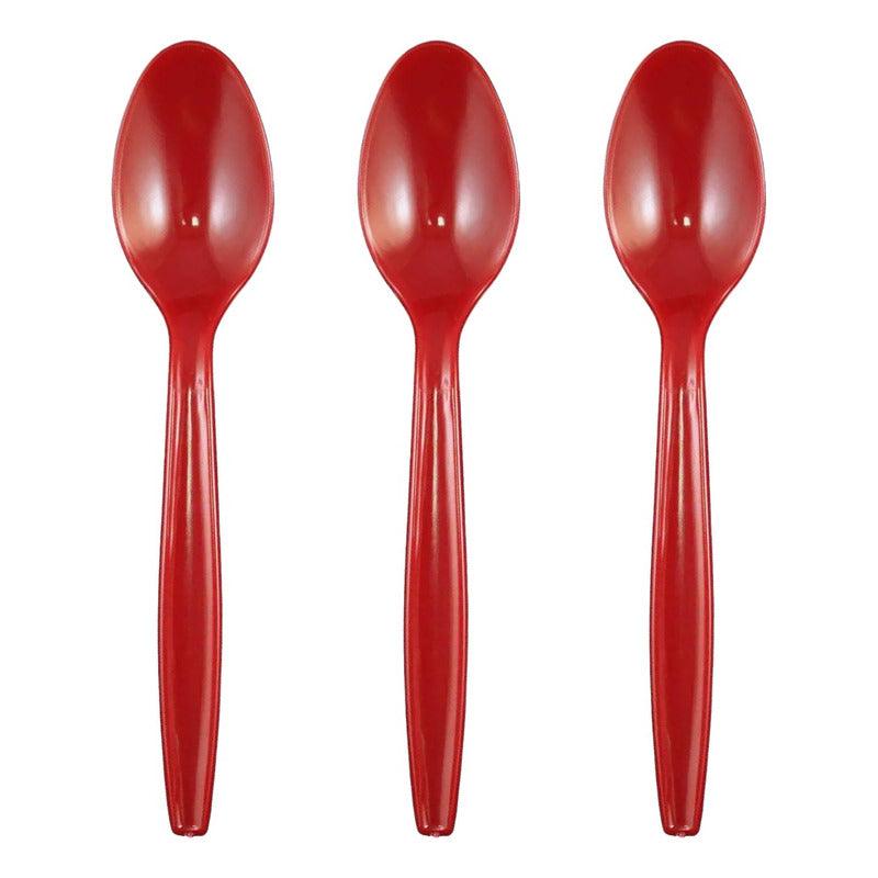 Set 20 Cucharas Plástico Desechable Para Celebraciones - Louicid
