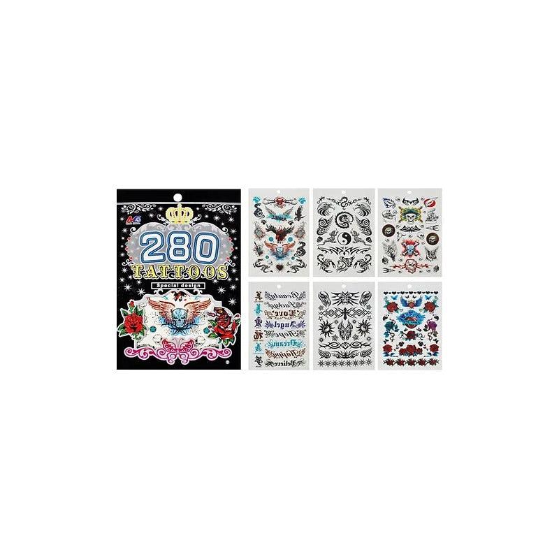 Set De 280 Tatuajes Temporales Para Sorpresa Cumpleaños - Louicid