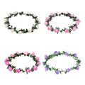 Set 4 Cintillos Diadema Con Rosas Para Niñas - Louicid
