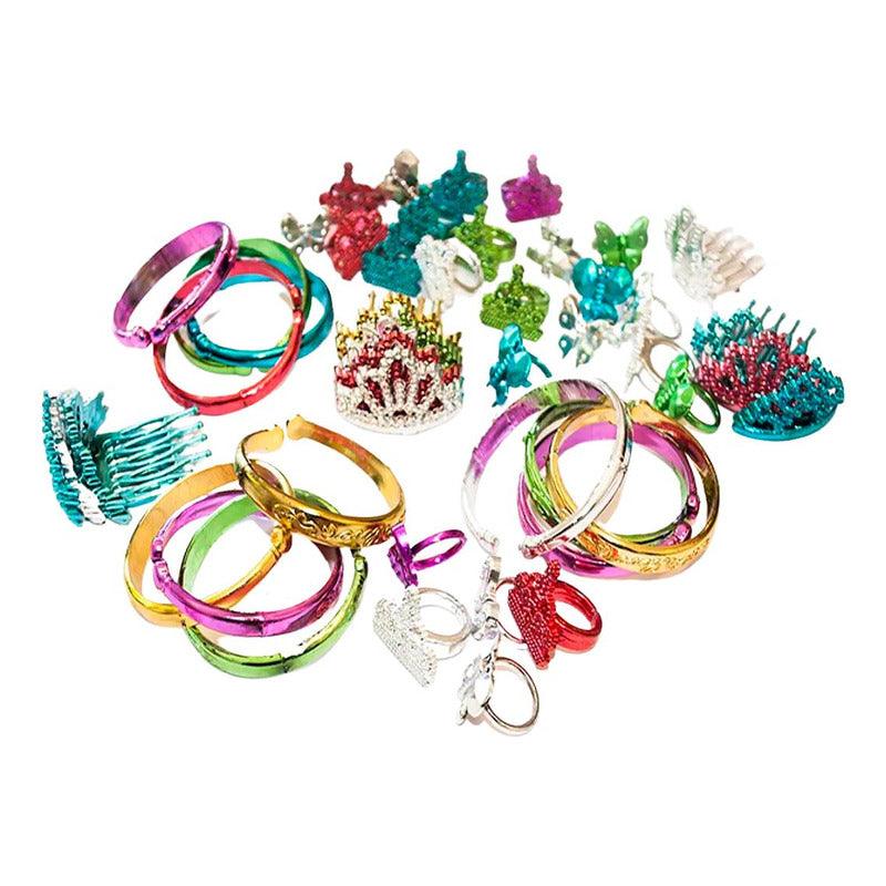 Set 49 Accesorios Metalizado Sorpresa Para Cumpleaños - Louicid