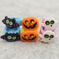 Set 6 Anillos Monstruos Para Celebraciones Halloween Glam - Louicid