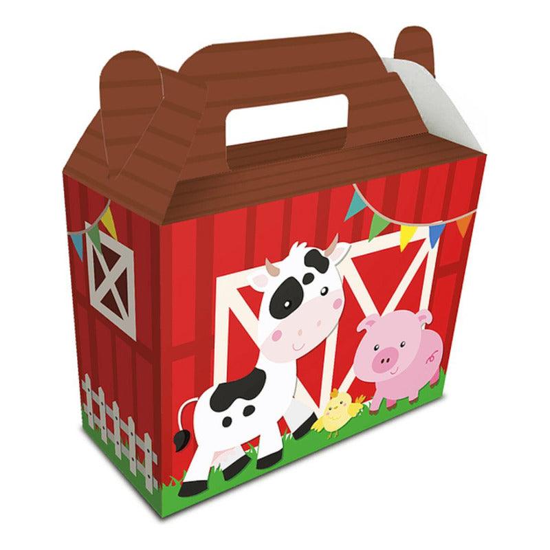 Set 6 Cajas Sorpresa Animalitos La Granja Para Cumpleaños - Louicid