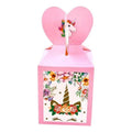 Set 6 Cajitas Sorpresa Unicornio Flor Para Cumpleaños - Louicid