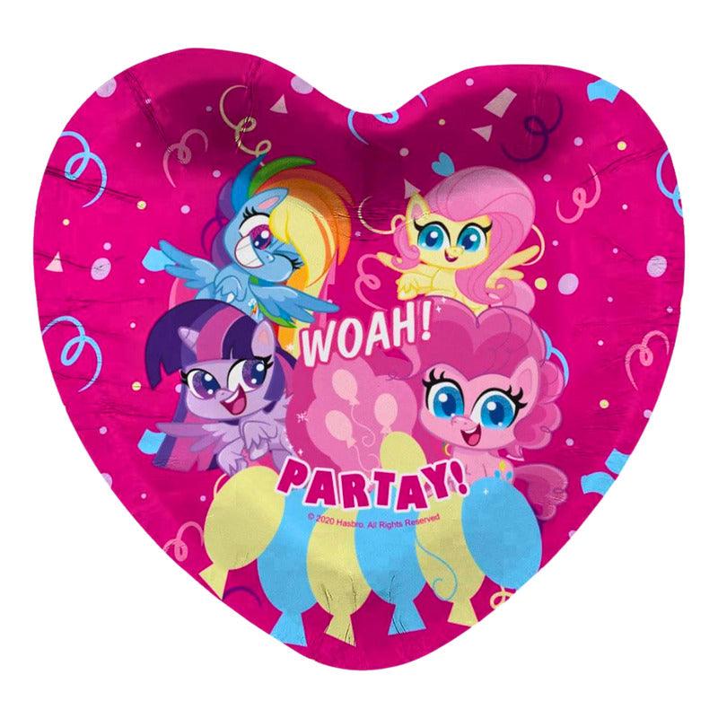 Set 6 Platos Cartón My Little Pony 18cm Para Cumpleaños - Louicid