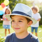 Sombrero infantil con lentejuelas plateadas para fiestas y disfraces - Louicid