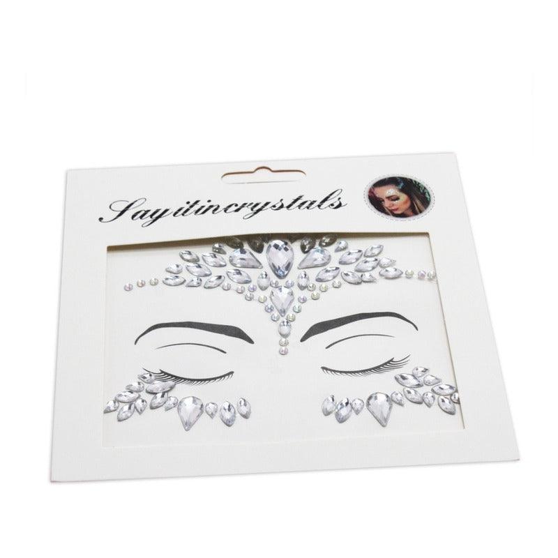 Sticker De Gemas Para Cara Y Cuerpo Variedad De Colores - Louicid