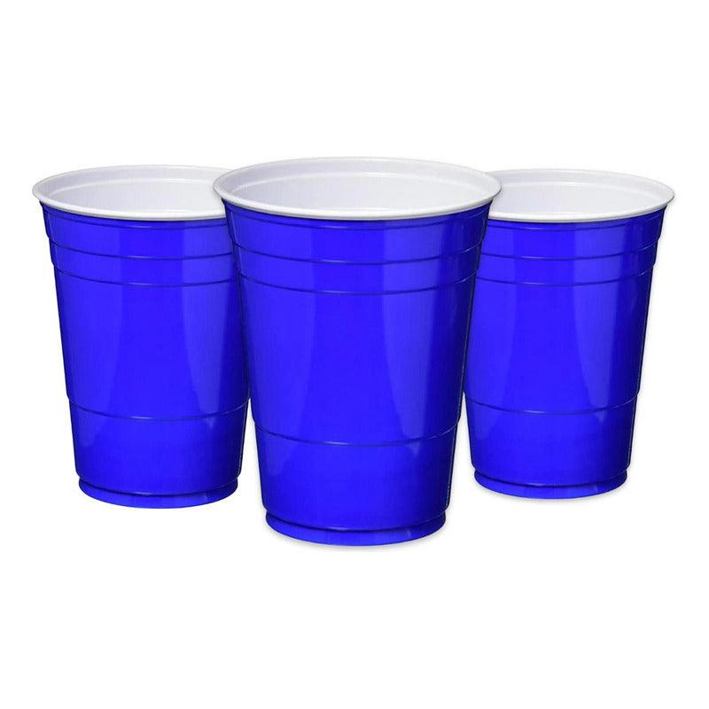 Vaso Plástico 10pcs Bicolor Grande 500cc - Louicid