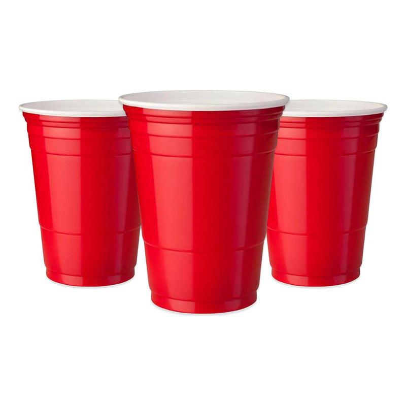 Vaso Plástico 10pcs Bicolor Grande 500cc - Louicid
