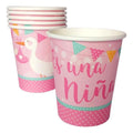 Vasos Baby Shower Es Una Niña 6 Uds Rosado - Louicid