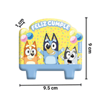 Vela De Cumpleaños Bluey Feliz Cumple - Louicid