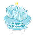 Vela De Cumpleaños Me Derrito Si Te Acercas Decoración Torta - Louicid