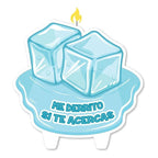 Vela De Cumpleaños Me Derrito Si Te Acercas Decoración Torta - Louicid