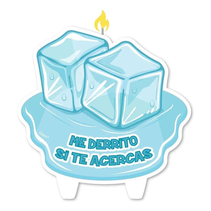 Vela De Cumpleaños Me Derrito Si Te Acercas Decoración Torta - Louicid