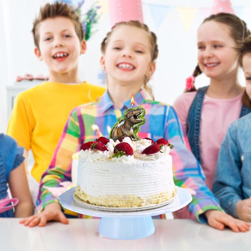 Vela Dinosaurio Rex 2D Para Torta De Cumpleaños Infantil - Louicid
