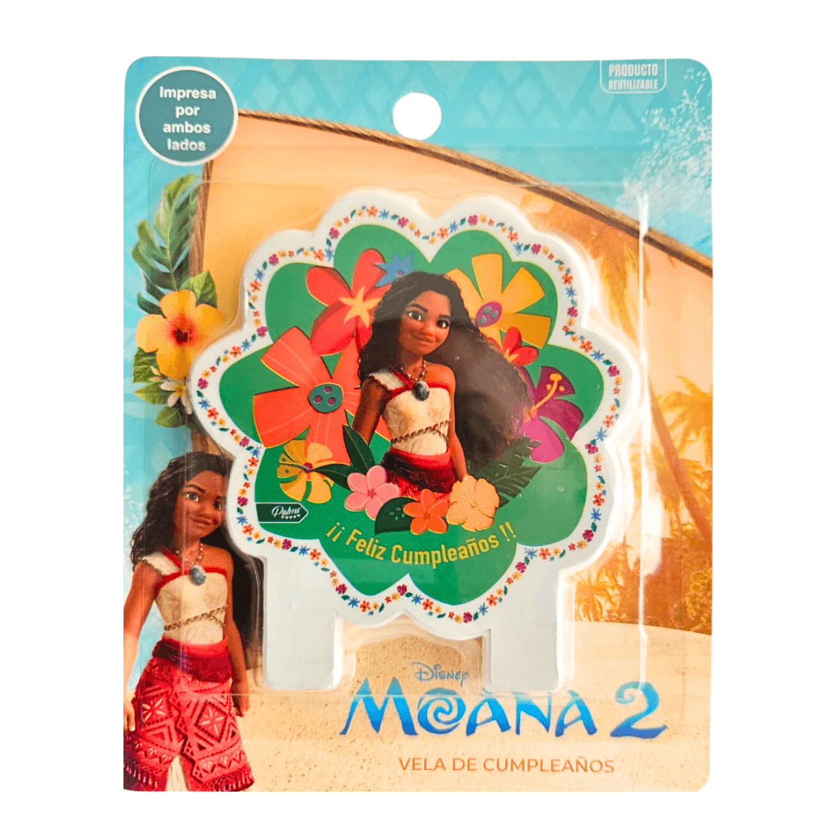 Vela De Moana 2 Para Cumpleaños - Louicid